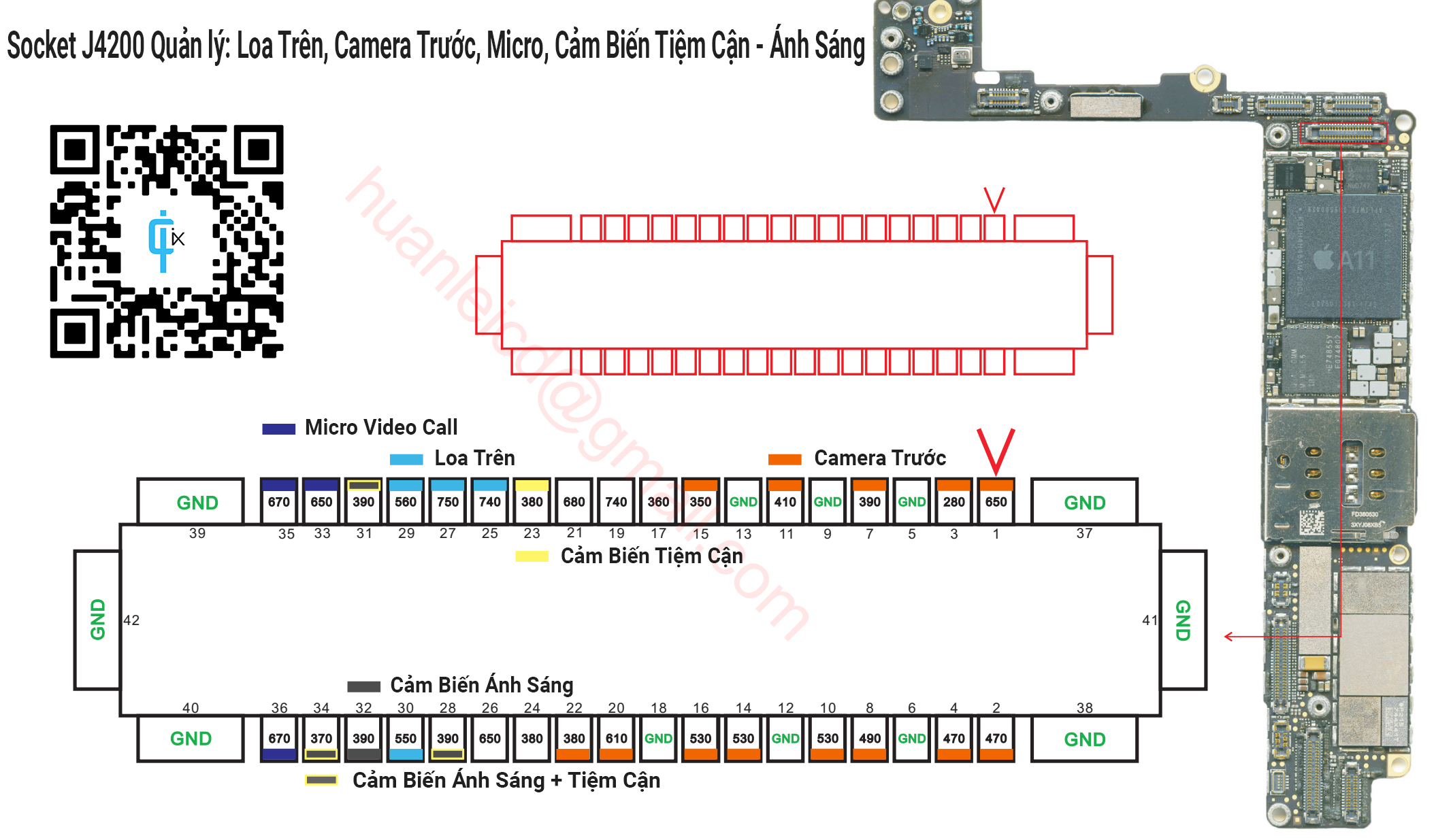Tổng Trở Sửa iPhone 8 Plus Lỗi Loa Trên